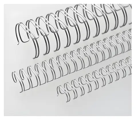 EuroSupplies Kovové chrbty (3:1") 14,3 mm strieborné / Viazacie chrbty / pre 101-120 listov 80 g papiera / 50 ks