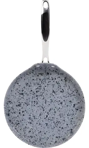 Lamart LT1291 čierna/sivá / Panvica na palacinky / 25 cm / hliník / nepriľnavý povrch