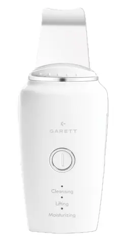 Garett Beauty Refresh Scrub biela / Kavitačné peelingové zariadenie / EMS / sonoforéza / 3 režimy / 250 mAh
