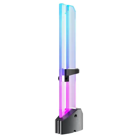 1stCool GPU Holder Al Magnetic AURA ARGB / Držiak grafickej karty / ARGB podsvietenie / 200x40x50 mm