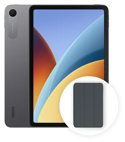 XIAOMI Redmi Pad 2 9.7 4+64GB Graphite Gray s puzdrom / Tablet / 9,65 "LCD 120Hz / 4GB / 64GB / HyperOS 3