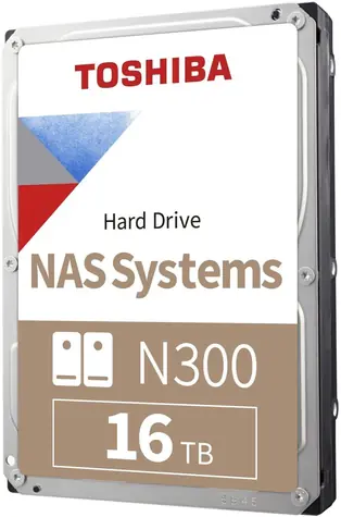Toshiba N300 MN11ACA16TS 16TB / HDD / 3.5 "/ SATA 6 Gb/s / 512MB cache / 7 200 rpm / Interné