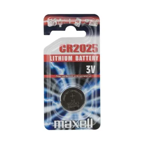 Maxell CR2025 / Gombíková batéria / Lítiová / 3V / 170 mAh / 1 ks