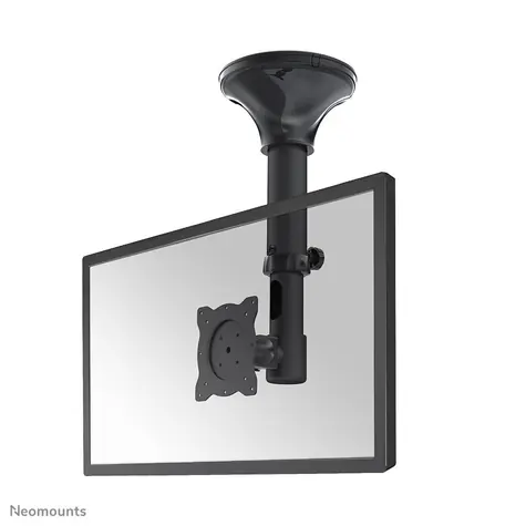 Neomounts FPMA-C025BLACK čierna / Stropný držiak / VESA 75-100mm / 10-30" / náklon 180 ° / nosnosť 12kg