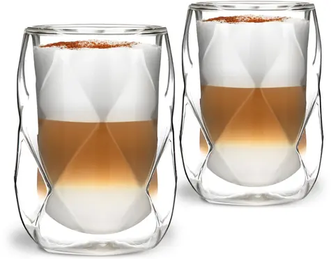 Vialli Design Geo / Sada pohárov s dvojitou stenou / 350 ml / 2 ks