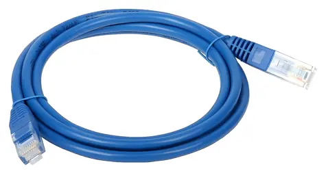 Alantec KKU5NIE1.0 modrá / Patch kábel / Cat5e / U/UTP / 1 m