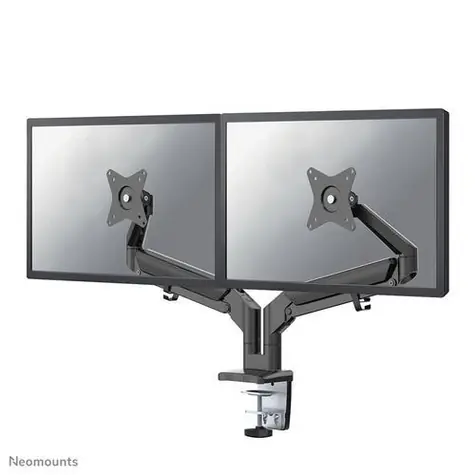Neomounts DS70-810BL2 čierna / Stolný držiak pre 2 monitory / 17-32" / VESA 75x75-100x100 / nosnosť 9 kg