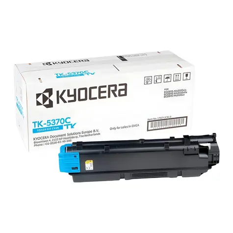 Kyocera TK-5370C azúrová / Toner / Originálne / ECOSYS PA3500cx, MA3500cix, MA3500cifx / 5000 strán