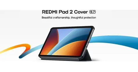 XIAOMI Redmi Pad 2 9.7 Cover čierna / Puzdro pre tablet / stojanček / Wake & Sleep