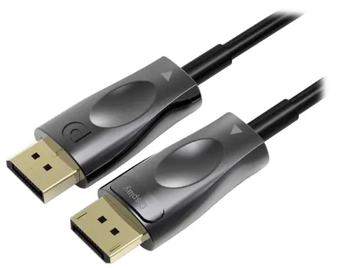 PremiumCord DisplayPort 1.4 Optický 15m / Kábel / M/M / 8K / pozlátené konektory
