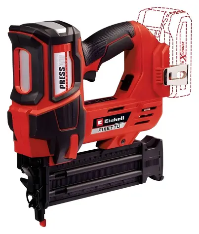 Einhell FIXETTO 18/50 N Solo červená/čierna / Aku klincovačka / 18V / bez batérie / 60 rán/min