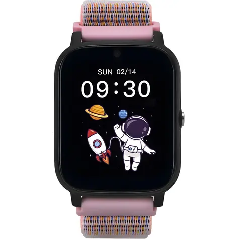 Garett Kids Tech 4G ružová / Detské hodinky / 1,69 "IPS / 4G LTE / GPS / IP67