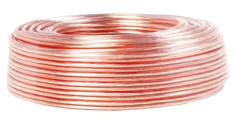 LogiLink reproduktorový kábel priehľadný / Audio kábel / 25 m / 2x 0,75 mm2