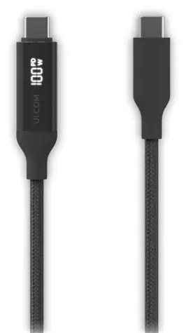 Ubiquiti USB-C kábel s displejom / Nabíjací kábel / 100W / 2m
