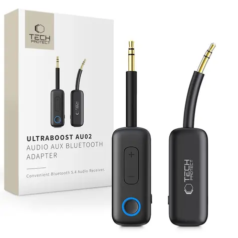 Tech-Protect Ultraboost AU02 čierna / Bluetooth adaptér / Bluetooth 5.4