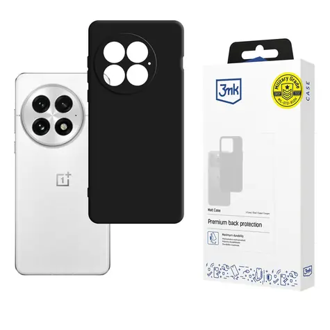 3mk Matt Case čierna / Ochranný kryt / OnePlus 13 / matný povrch