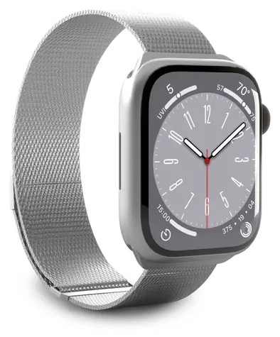 Puro Milanese strieborná / Remienok pre Apple Watch / Nerezová oceľ / 42/44/45/49 mm