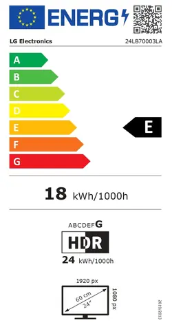 24" LG 24LB70003LA / Televízia / Full HD / LED / SMART TV