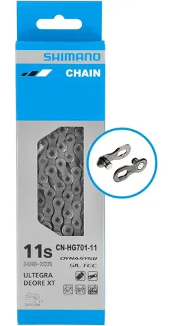 Shimano CN-HG701-11 / Reťaz / HG-X11 / E-BIKE / 11 rýchlostí / 116 článkov / Quick-Link