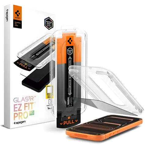 Spigen Glas.TR EZ Fit Pro Privacy / Ochranné sklo / Apple iPhone 16 Pro Max & 17 Pro Max