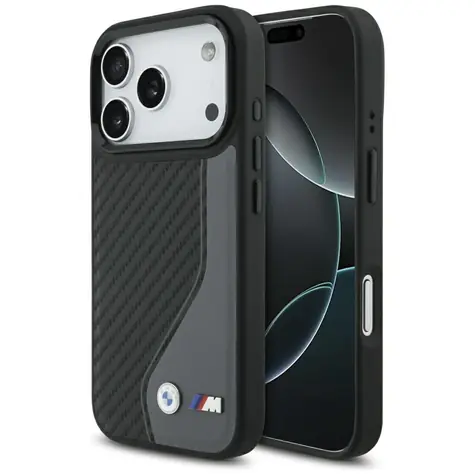 BMW M Carbon Logo grafitová / Zadný kryt / MagSafe / iPhone 17 Pro