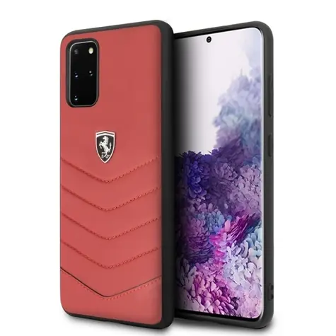 Ferrari Heritage Hardcase pre Samsung Galaxy S20+ červená / Puzdro / Tvrdený zadný kryt