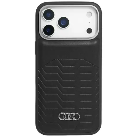 Audi GT Synthetic Leather čierna / MagSafe púzdro / pre Apple iPhone 17 Pro / syntetická koža