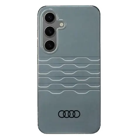 Audi IML Geometric Pattern šedá / Zadný kryt / tvrdený / pre Samsung Galaxy S24