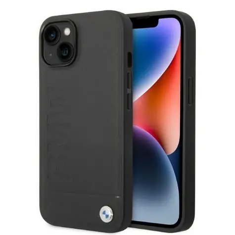 BMW BMHMP14MSLLBK čierna / Zadný kryt / iPhone 14 PLUS / MagSafe / Signature Logo