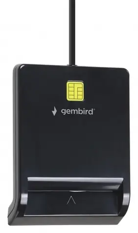 Gembird FD2-SCR čierna / Čítačka kariet / SMART card / USB 2.0