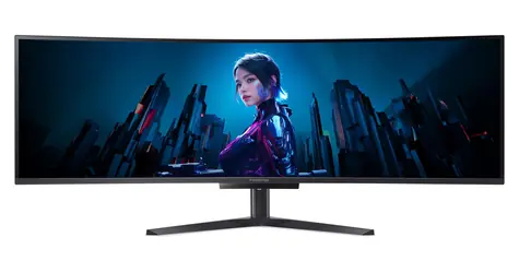 49" Acer Predator X49XBMIPPHUZX čierna / Monitor / QD-OLED / DQHD / 240 Hz / 0,03 ms