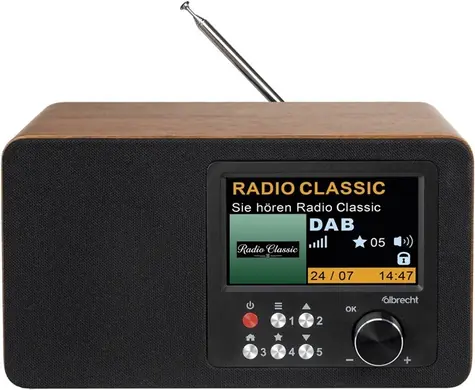 Albrecht DR 863 Senior / Rádio / FM / DAB+ / hlasové menu / ASA upozornenie