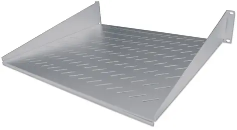 Intellinet 19" polica do racku sivá / Polica / 2U / nosnosť 25 kg / hĺbka 250 mm / oceľ
