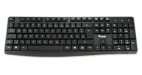 Equip Drôtová klávesnica ES čierna / Klávesnica / USB / 105 kláves / QWERTY