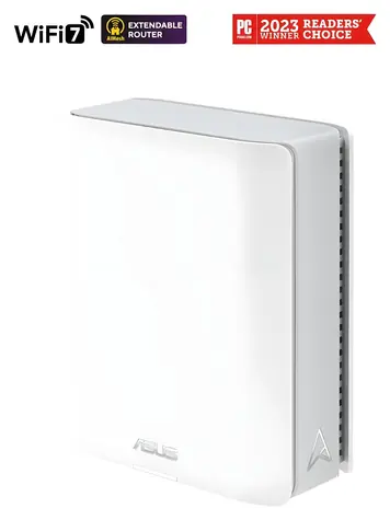 Asus ZenWiFi BT10 biela 1-pack / Mesh Wi-Fi systém / Wi-Fi 7 / Tri-band / 11529 Mbit/s / USB 3.0