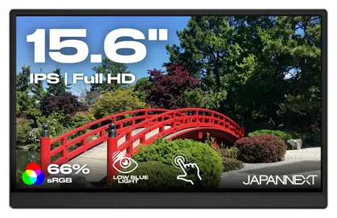 15,6" JAPANNEXT JN-MD-i156F-T-LE / Prenosný monitor / IPS / FHD / 60Hz / dotykový / USB-C
