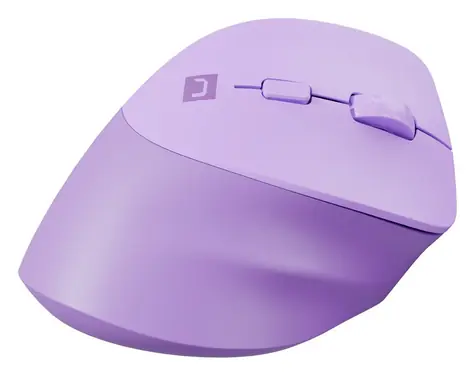 Natec Crake 2 fialová / Bezdrôtová optická myš / Vertikálna / 2 400 DPI / USB + Bluetooth / 6 tlačidiel