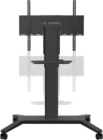 ViewSonic VB-STND-003 čierna / Stojan na TV / motorizovaný výsuv / na kolieskach / 55 "- 86" / nosnosť 100 kg