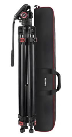 Neewer TP74 / Statív / fluidná hlava / výška 86-187 cm / nosnosť 8 kg