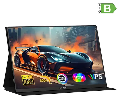 16" Zeuslap P16A / Prenosný monitor / IPS / FHD 1920 × 1080 / 144 Hz / USB-C / mini HDMI