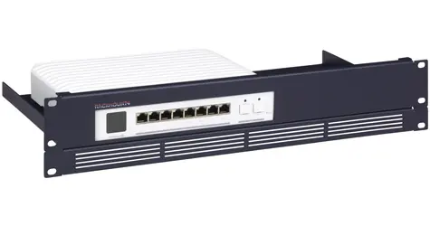 Rackmount.IT RM-UB-T6 modrá metalická / Montážna sada / UniFi Enterprise 8 PoE / 19" / 482x217x59 mm