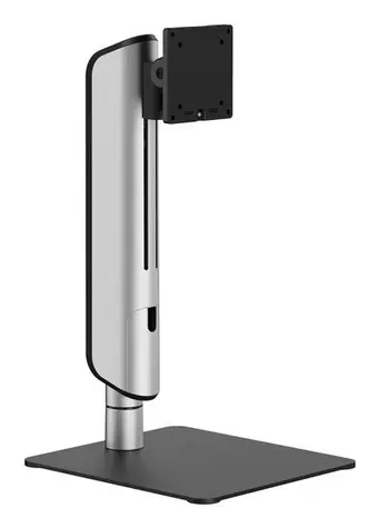 Equip 650129 strieborná / Stolný držiak pre monitor / 17-49" / VESA 75-100 mm / nosnosť 18 kg / 360°