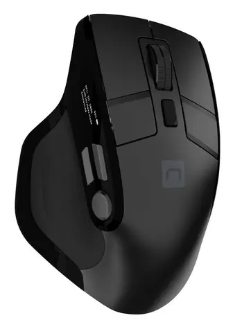 Natec JAGUAR PRE čierna / Bezdrôtová myš / Kancelárska / Pre pravákov / Blue Sense / 4000 DPI / USB + Bluetooth
