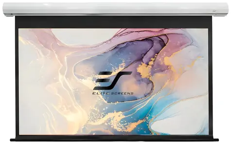 ELITE SCREENS plátno MaxWhite FG 120" 16:10 biele, 12" drop / Plátno / elektrické motorové / 161,5×258,5 cm
