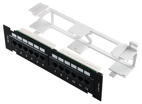Xtendlan / Nástenný patch panel / 12 portov / Cat5e