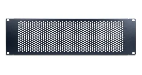 Inter-tech Krycí panel 19" 3U čierna / Krycí panel / RAL 9005 / 482x134x11mm