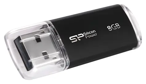 Silicon Power Ultima-II 8 GB čierna / Flash disk / USB 2.0