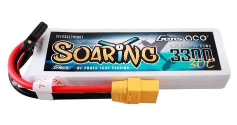 Gens ace G-Tech Soaring / LiPo batéria / 3300 mAh / 11,1 V 3S / 30C / XT90