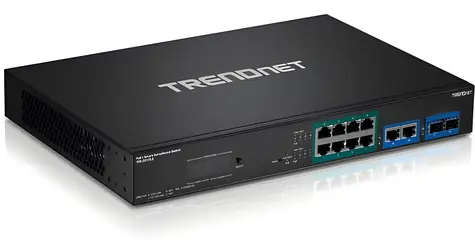 Trendnet SMART Surveillance switch 12- Port PoE+ / Switch / 8x Gigabit PoE+ / 2x SFP / 110 W / Managed