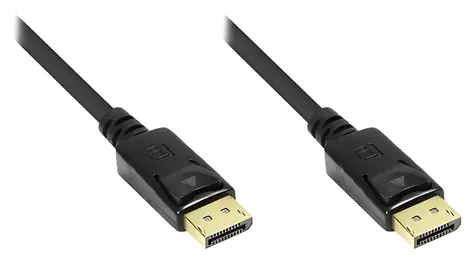 Good Connections DP1.2 čierna / Prepojovací kábel / DisplayPort-DisplayPort / 2 m / 2560x1600 60Hz